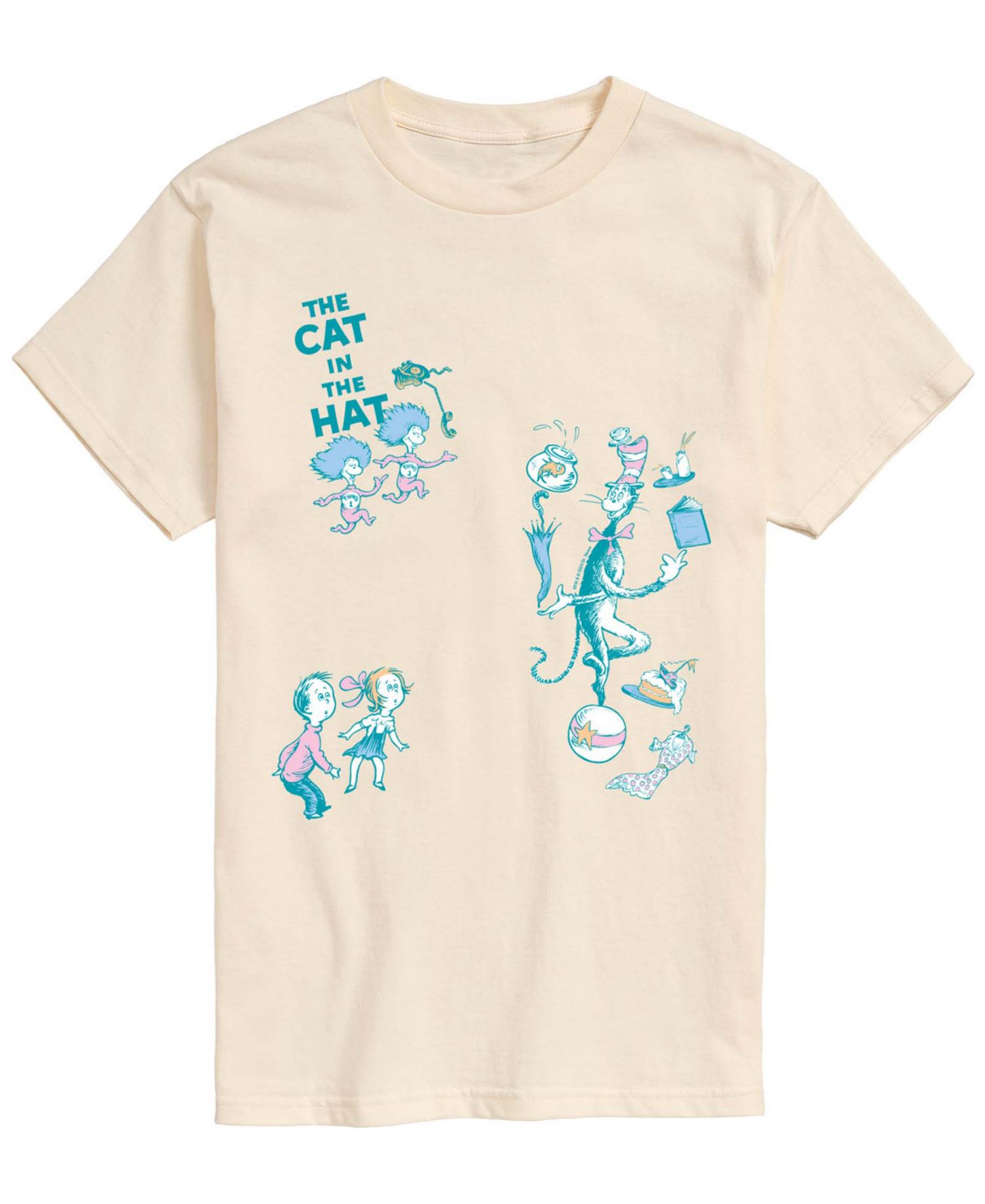 Men's Dr. Seuss Cat In The Hat Short-Sleeve Graphic T-Shirt