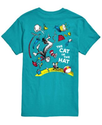 Men's Dr. Seuss Cat In The Hat Illustration&nbsp;Short-Sleeve Graphic T-Shirt