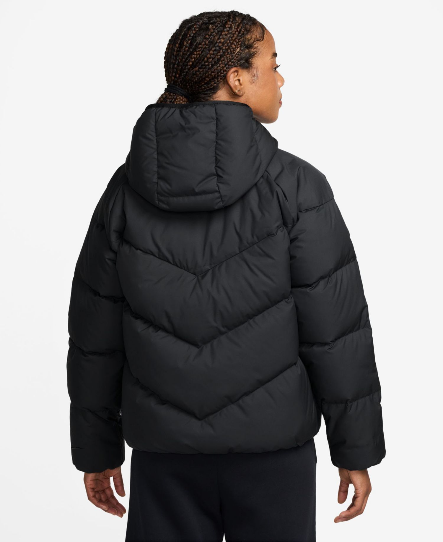 Women's Sportswear Windpuffer Storm-FIT Loose Down Jacket