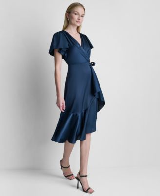 flowy work dresses Womens Summer V Neck Dress, Business Office Dresses, Cap Sleeve Zipper Front Midi Dress with Pockets Women Casual Summer Printed Tank Sleeveless Dress Hollow Out Loose Beach Dress Features Women's Work Dresses | Macy's