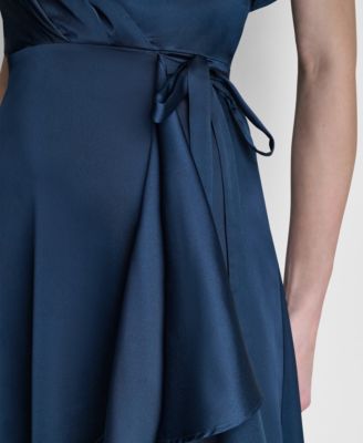 cocktail dress size 12 14 Alex Evenings Women's Contour Collection - Blue Color:Picture Color(Silver) knee length adds a filter_maximidi Sexy Black Midi Dress