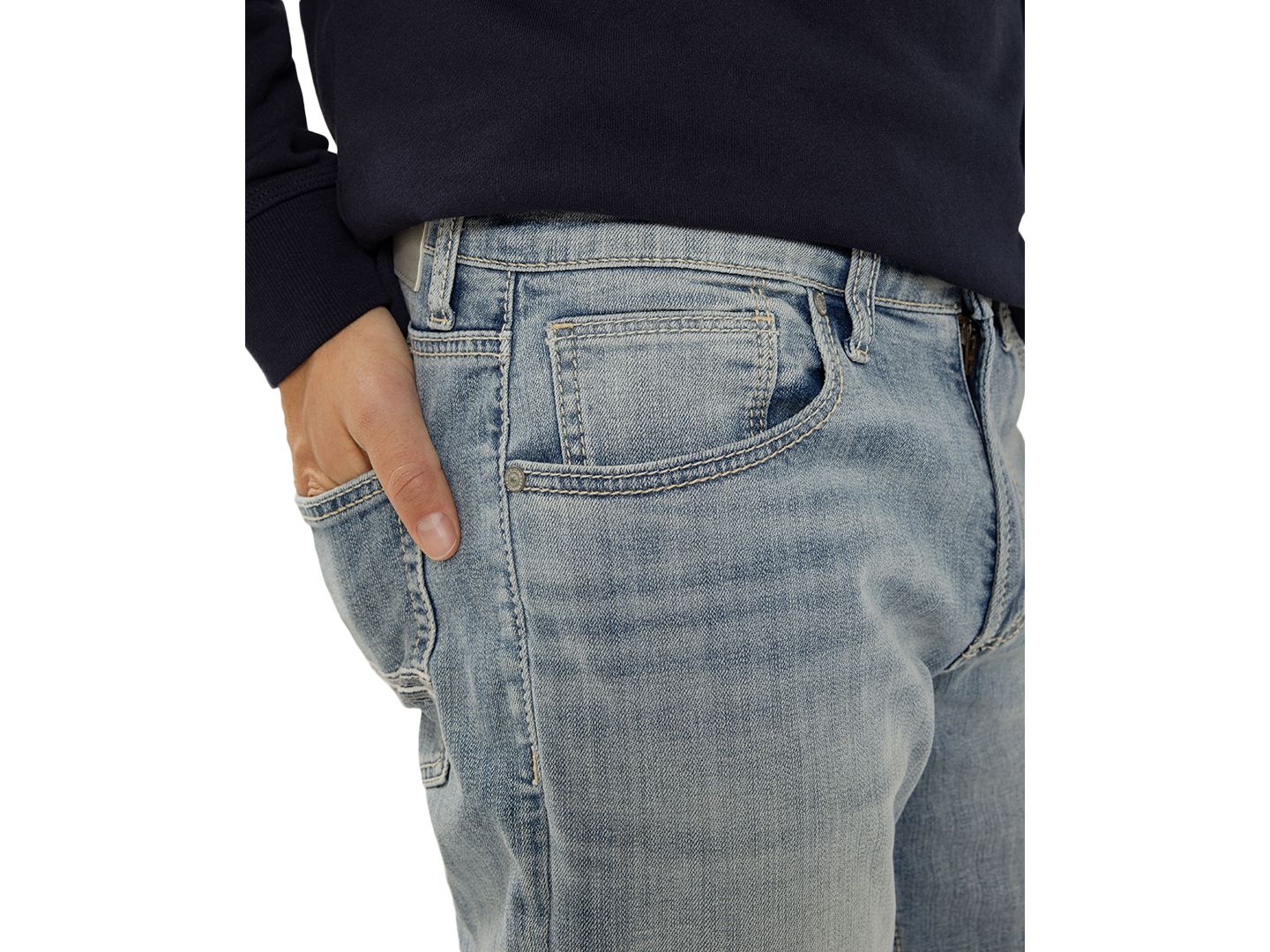 Мужские джинсы Silver Jeans Co. Cotton Regular-Fit, цвет: Bonfire — фото 4
