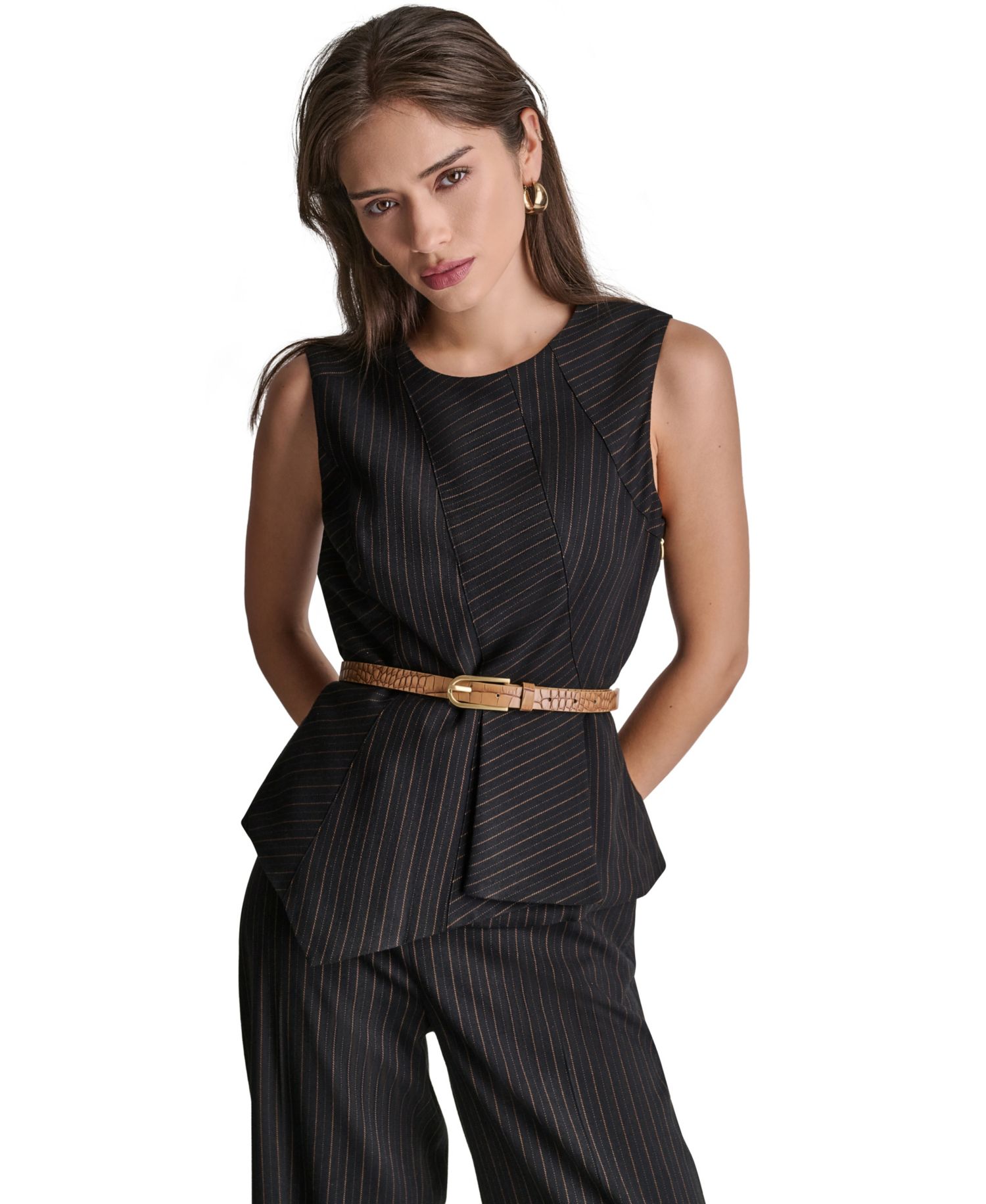 Women's Sleeveless Crewneck Top