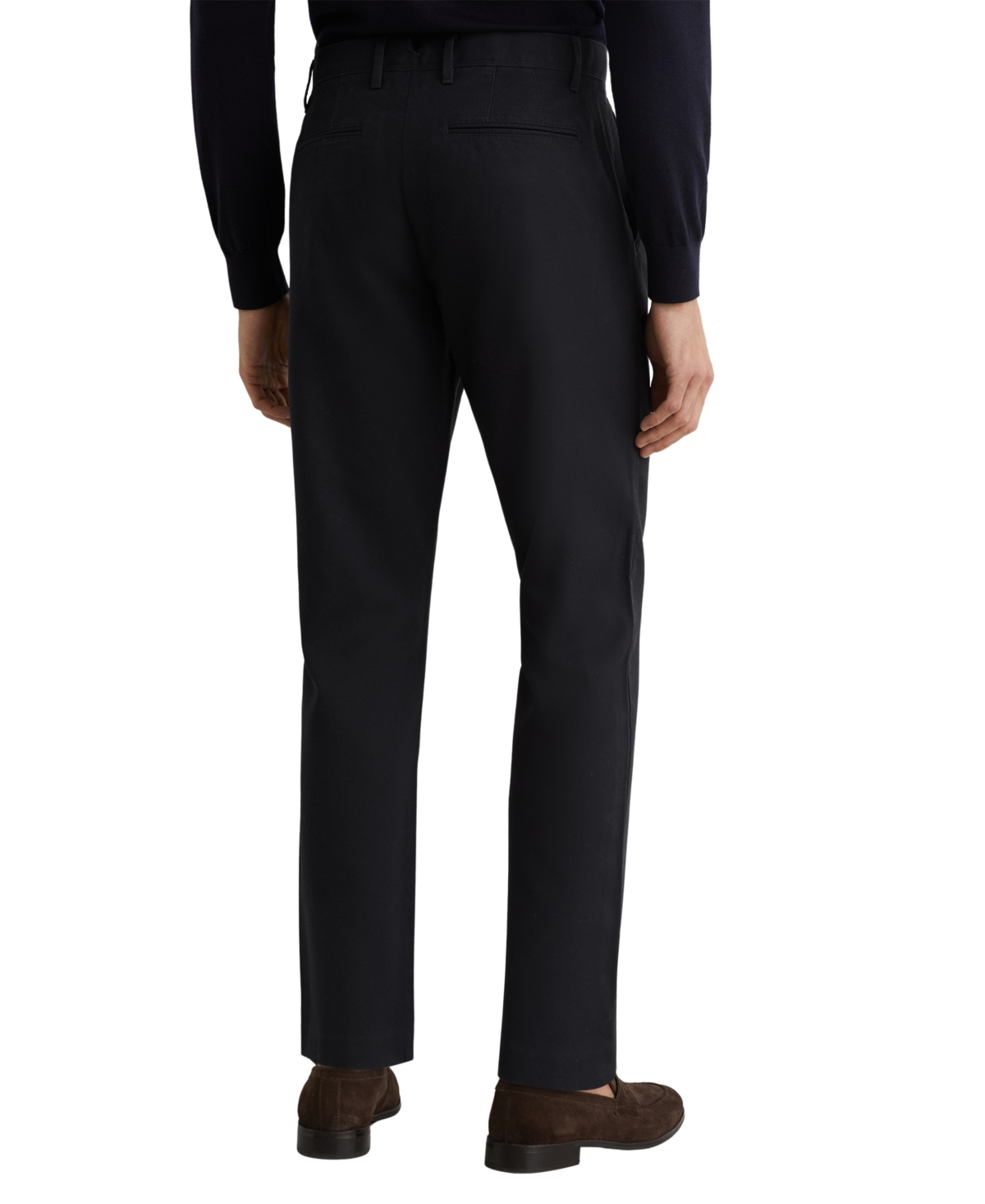 Reiss Men's Dobby Cotton pique Chino Pants