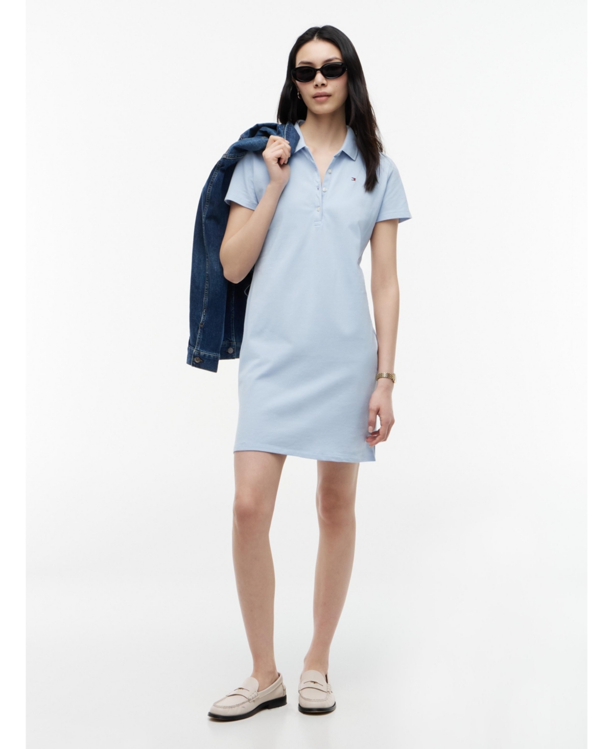 Tommy Hilfiger Women's Classic Pique Short-Sleeve Polo Dress