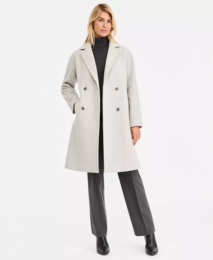 Women's Double-Breasted Coat - thumbnail 4