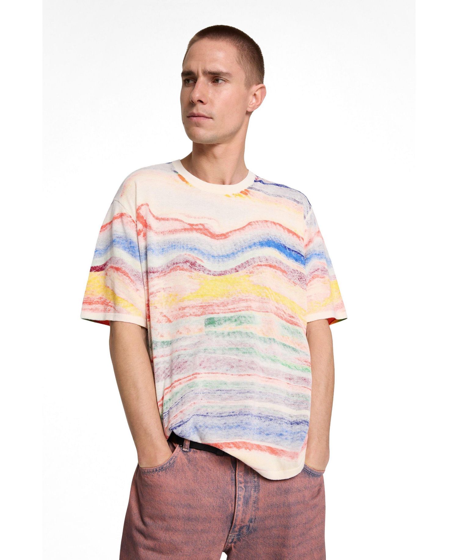 Men's Abstract print T-shirt