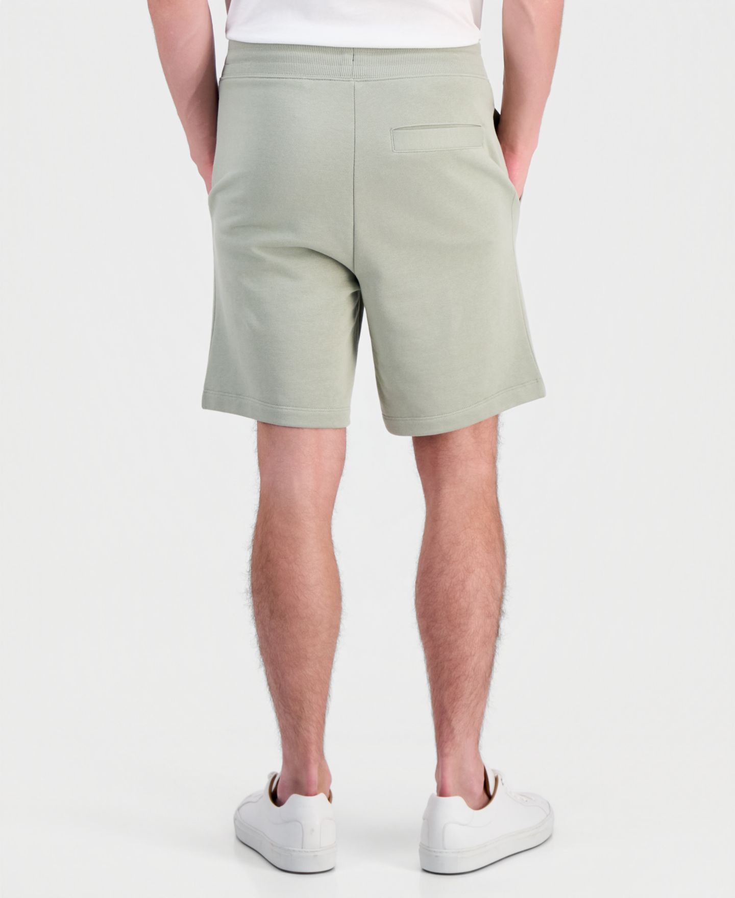 Мужские шорты Hugo Boss HUGO by Diz222 Logo Patch Jersey Shorts, цвет: Lt/Pas Grn — фото 3