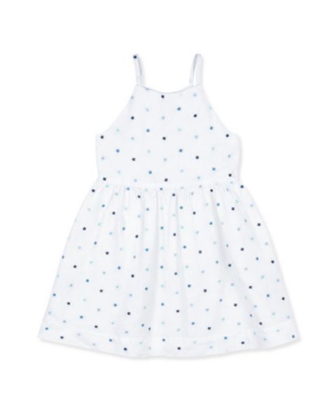 Платье Florence Eiseman Embroidered Floral Dress для девочек, цвет: Белый