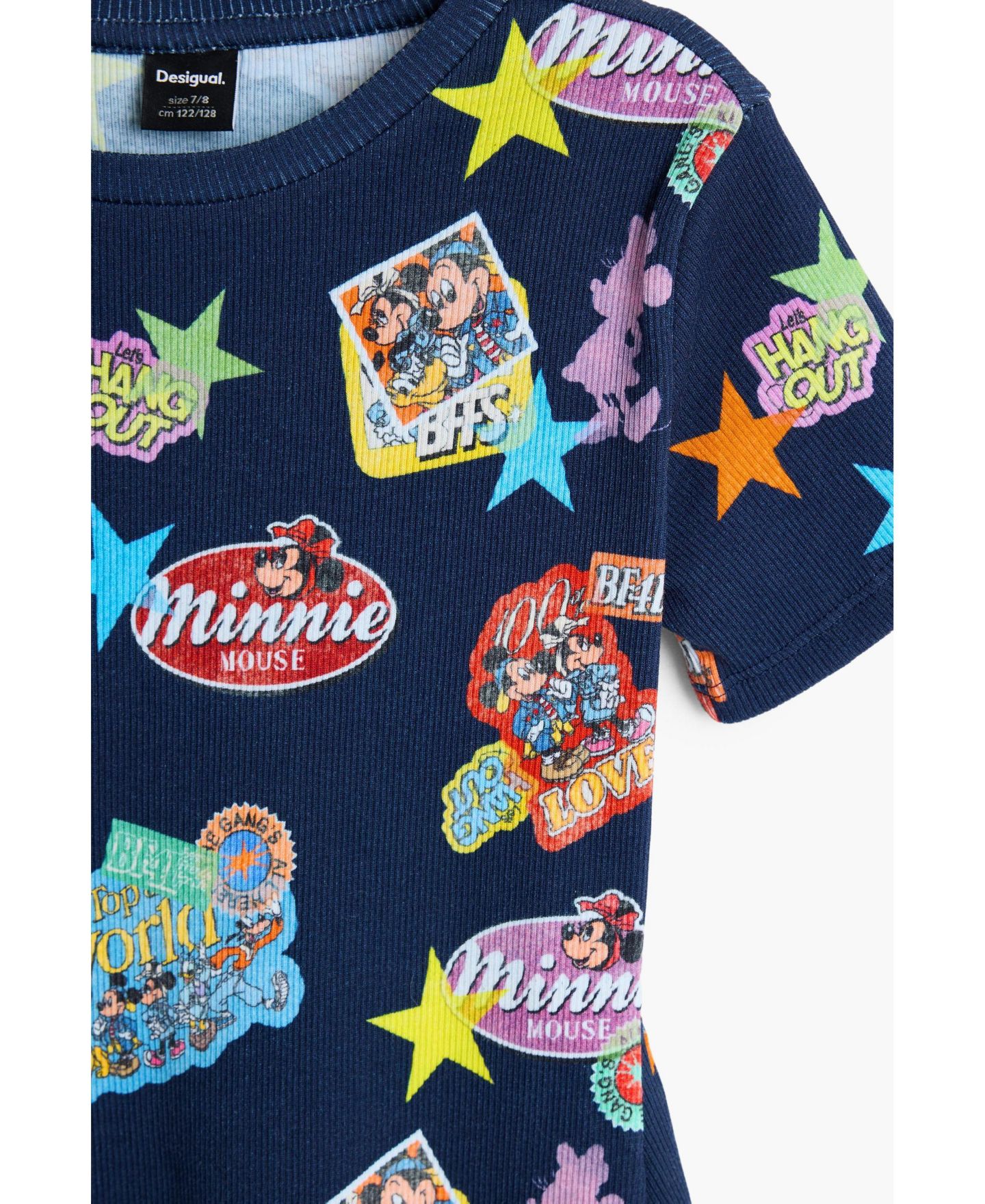 Платье Desigual 's Printed Minnie Mouse dress для девочек, цвет: Тёмно-синий — фото 4
