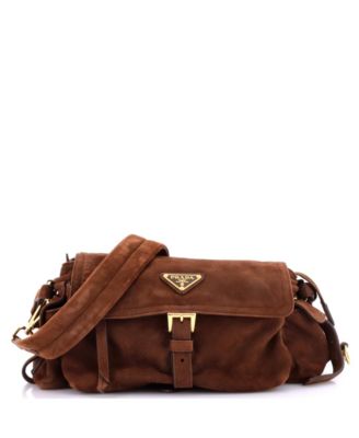Medium Explore Shoulder Bag Suede