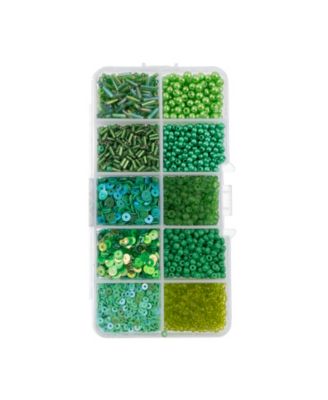 10 Types Mix Sequins and Beads Kit for Jewelry Making