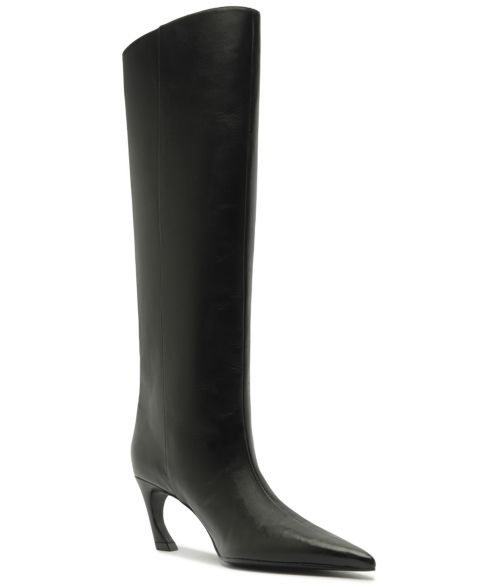 Женские ботинки Schutz Lexi Mid Pull-On Dress Boots, цвет: Чёрный