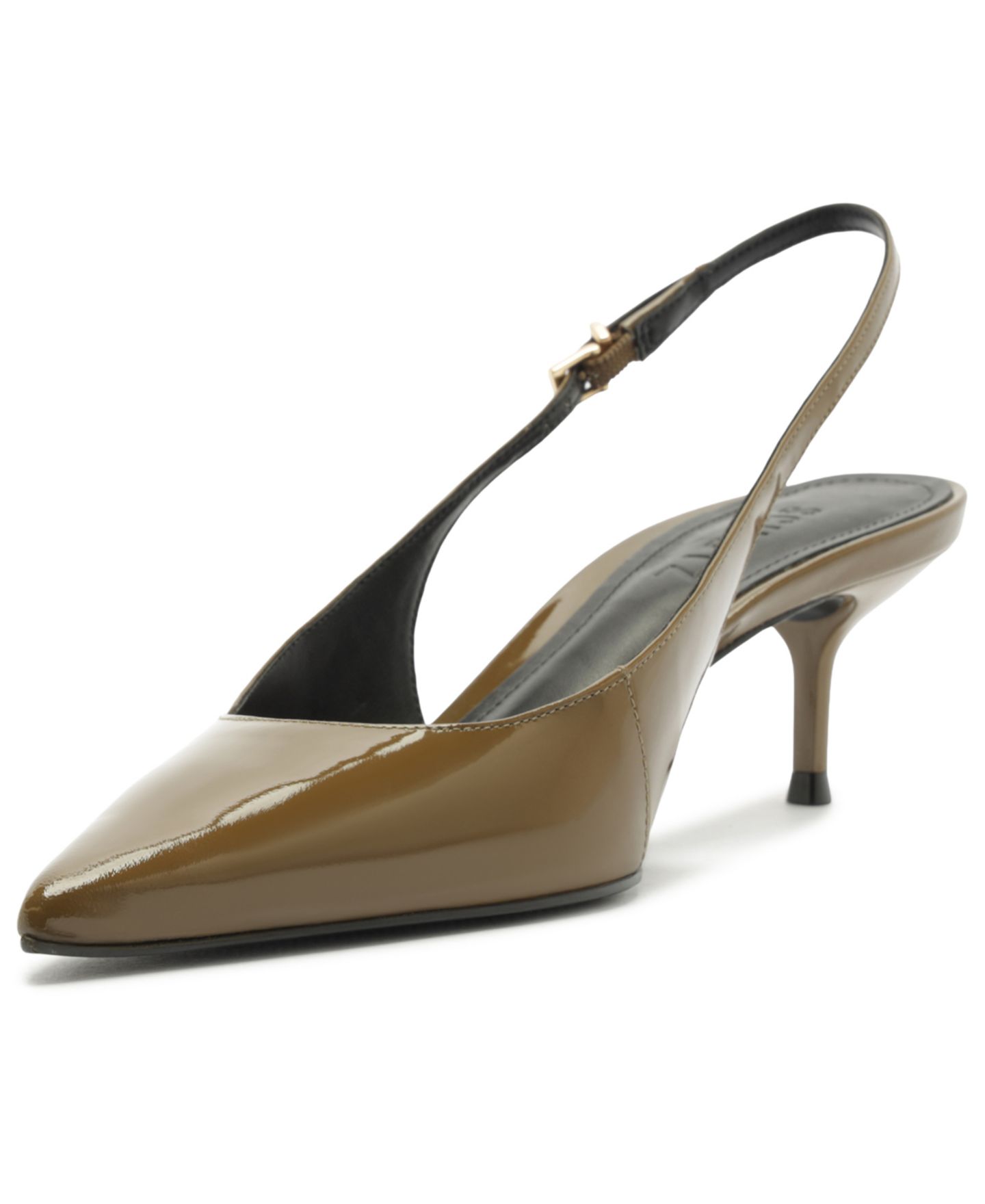 Женские туфли Schutz Paola Mid Slingback, цвет: Оливковый — фото 7