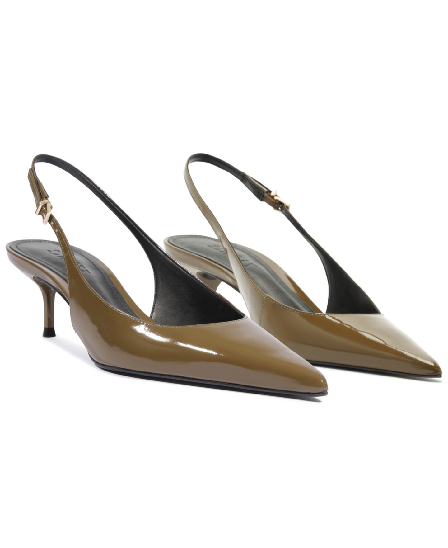 Женские туфли Schutz Paola Mid Slingback, цвет: Оливковый — фото 8