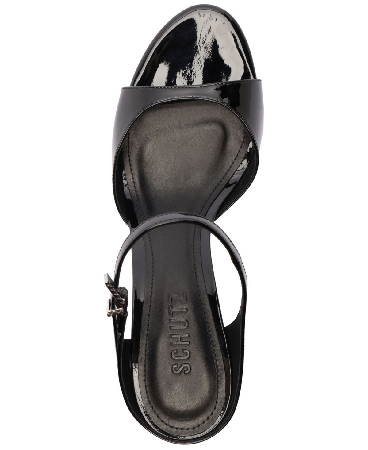 Schutz Women's Lyra Mid Round Toe Sandals