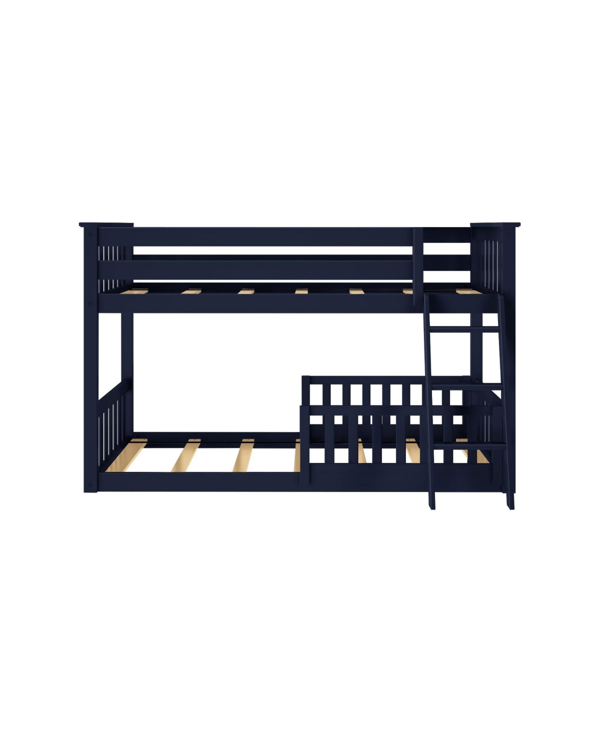 Max & Lily Twin over Low Bunk with Single Guard Rail