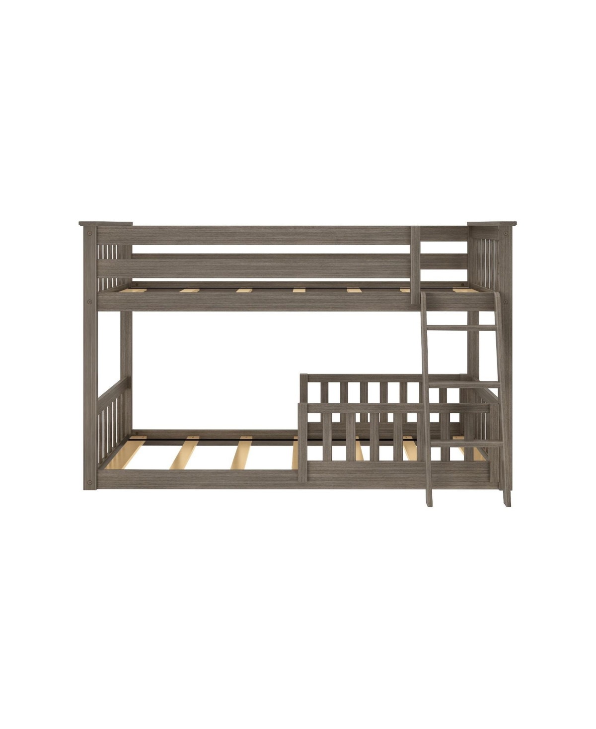 Max & Lily Twin over Low Bunk with Single Guard Rail