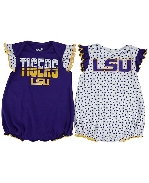 Outerstuff Baby Girls Lsu Tigers Polka Fan Set Reviews Sports