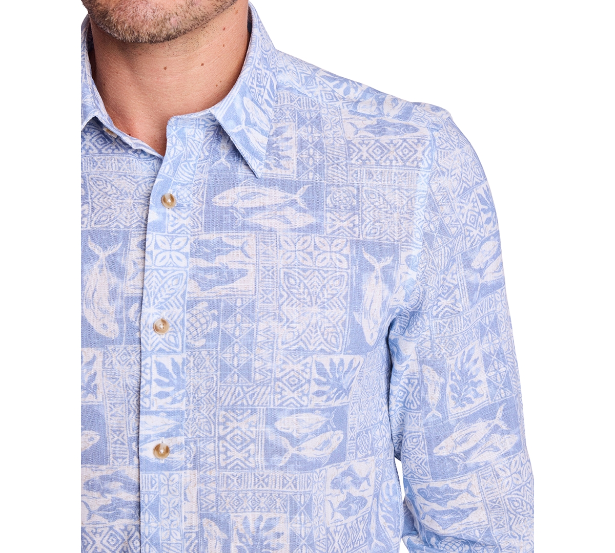 Paisley & Gray Men's Parker Pointed Collar Slim-Fit Shirt - Parker Pointed Collar Shirt