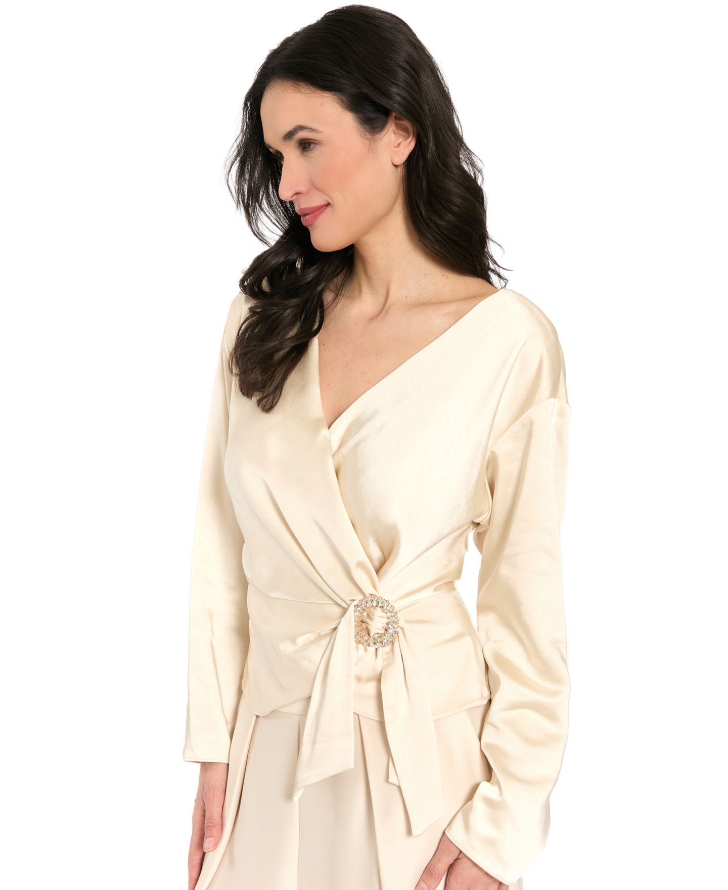 Женский топ Muse Long-Sleeve, цвет: Бежевый — фото 3