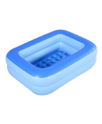 Inflatable Kiddie Pool Soft Floor Summer Fun Bathtub