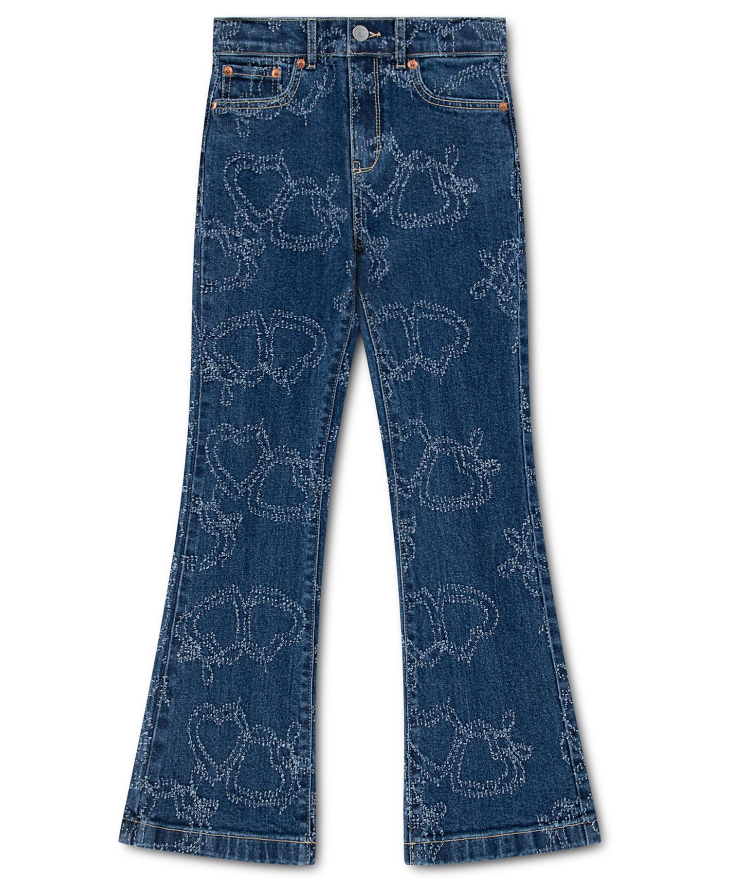 Girls' 7-16 High-Rise Flared Jeans