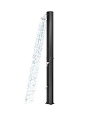 7.2 FT Outdoor Solar Shower with Adjustable Shower Head, 9.3 Gallon Capacity