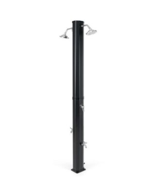 9.3 Gallon Solar Heated Outdoor Shower with Dual Shower Heads