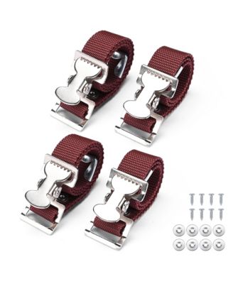4 pcs Drywall Stilt Straps Adjustable Foot Band Strap Replacement Kit Part Repair Accessories