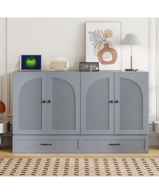 Queen Size Murphy Bed with Large Drawers