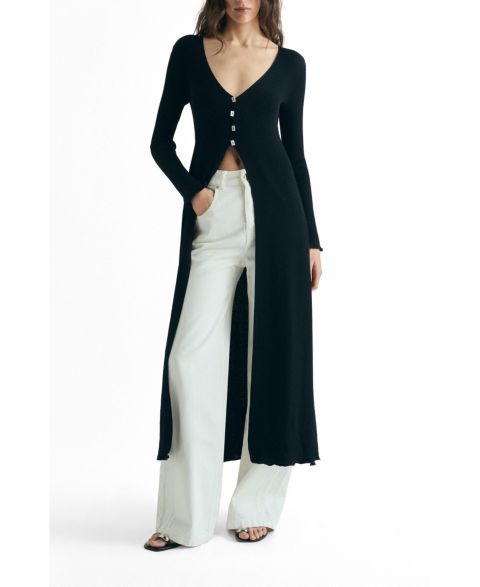 Женские кардиганы Scalpers Women's Buttons Long Knit Cardigan