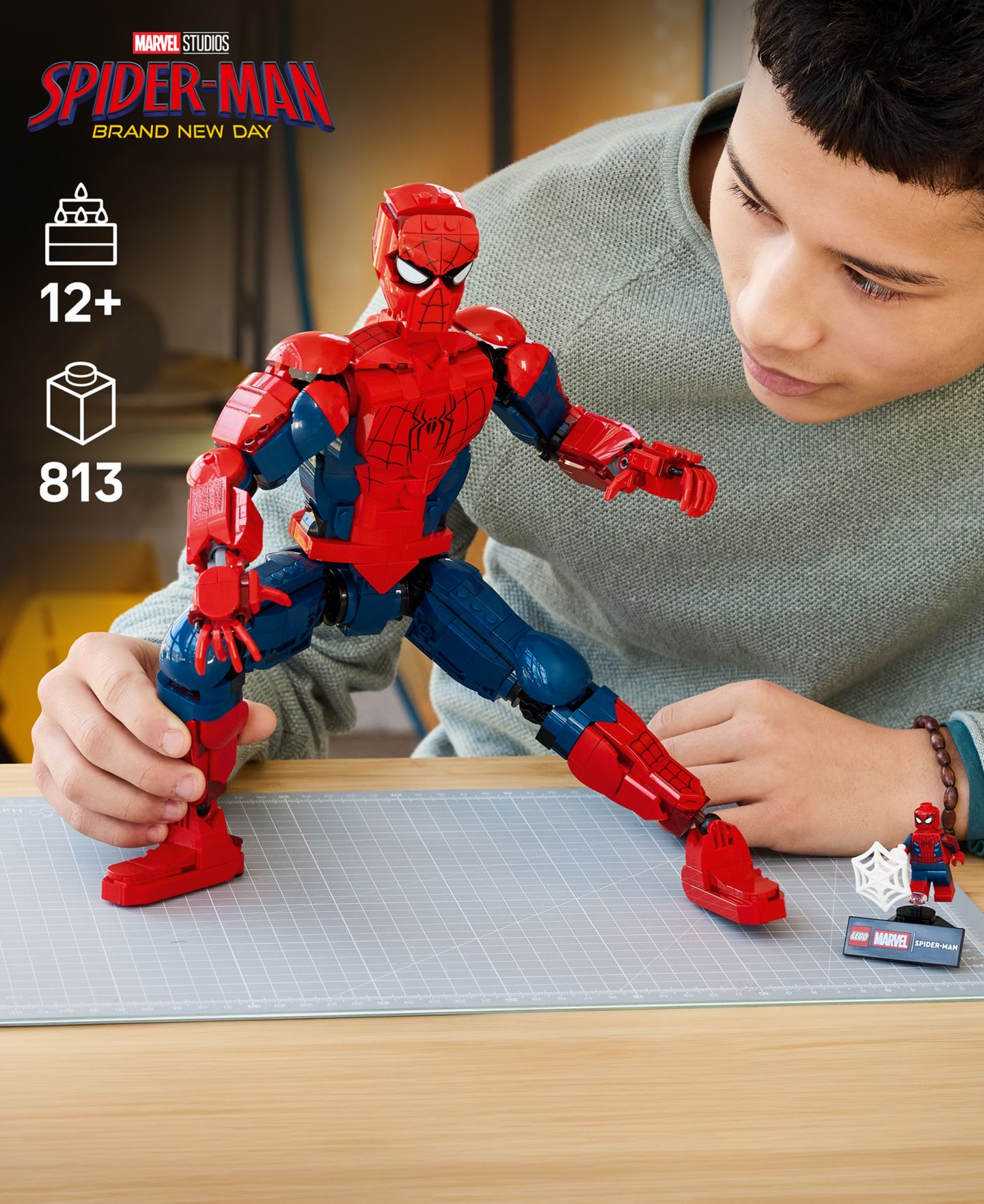 Детский конструктор LEGO® Marvel Spider-Man Hero Figure 76346 813-Piece Articulated Building Set, Ages 12+ — фото 4