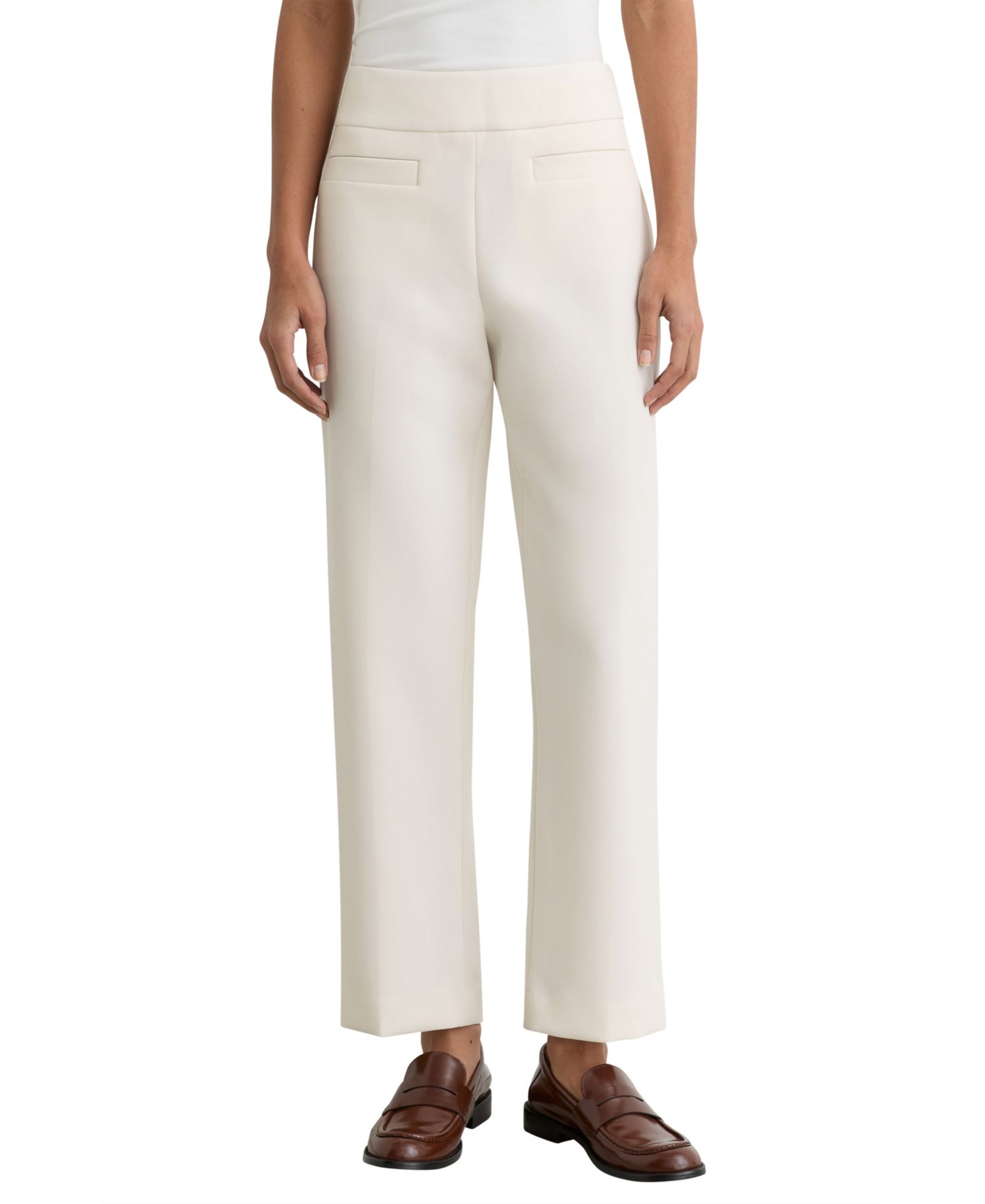 Women's Welt-Pocket Tapered Trousers