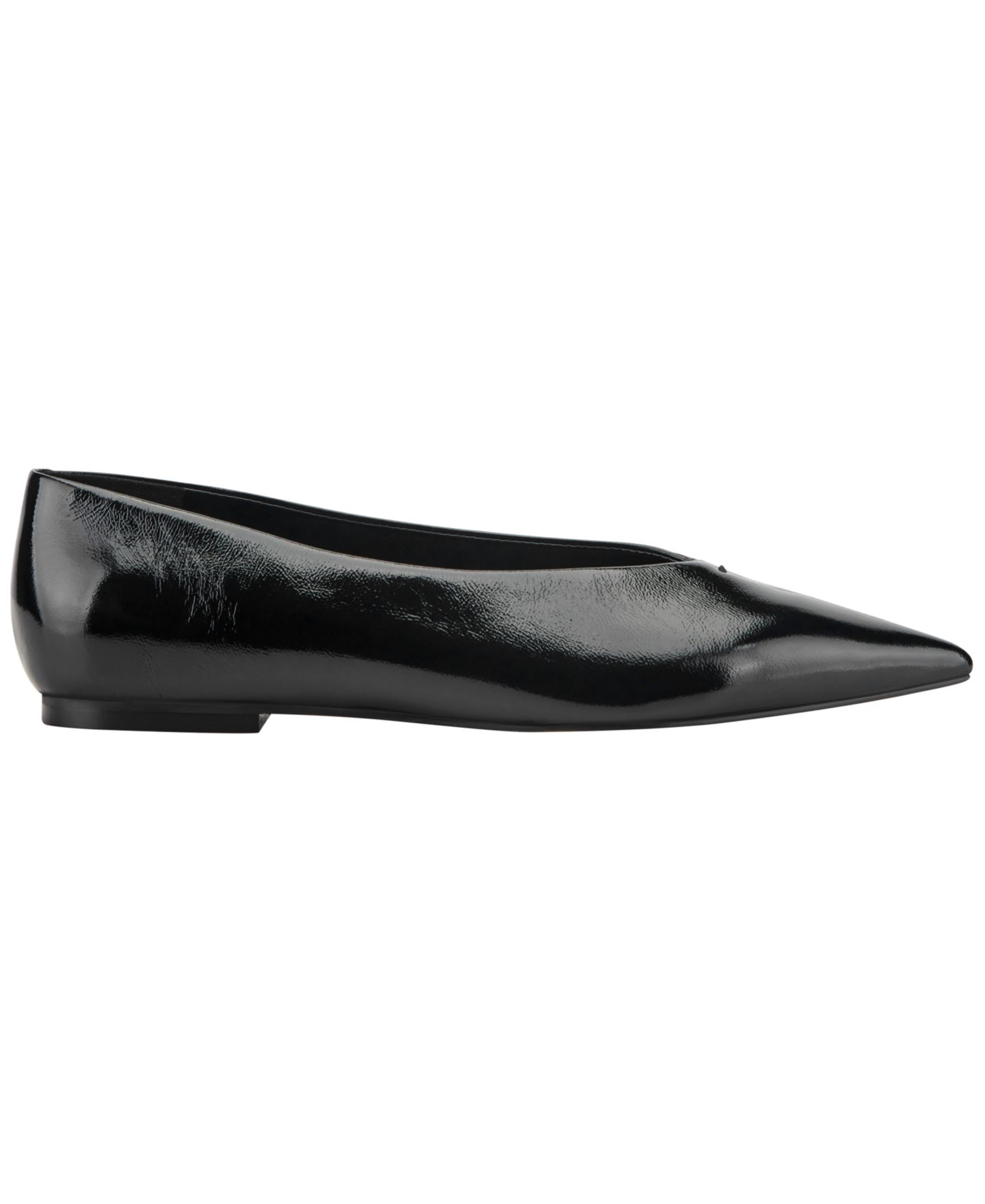 Женские балетки Marc Fisher LTD Casee Pointed Toe Dress Flats, цвет: Чёрный кожаный — фото 2
