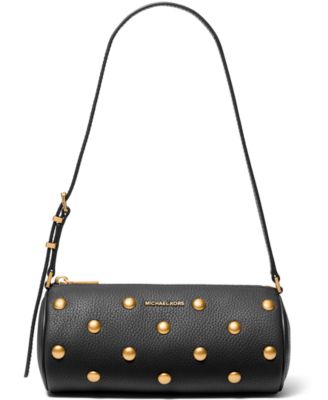 Michael Kors Izzy Small Leather Barrel Pouchette Handbag