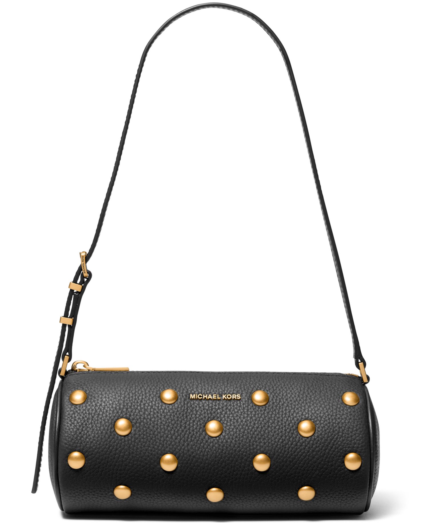 Michael Kors Izzy Small Leather Barrel Pouchette Handbag