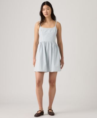 Women's Jadine Square Neck Denim Mini Dress