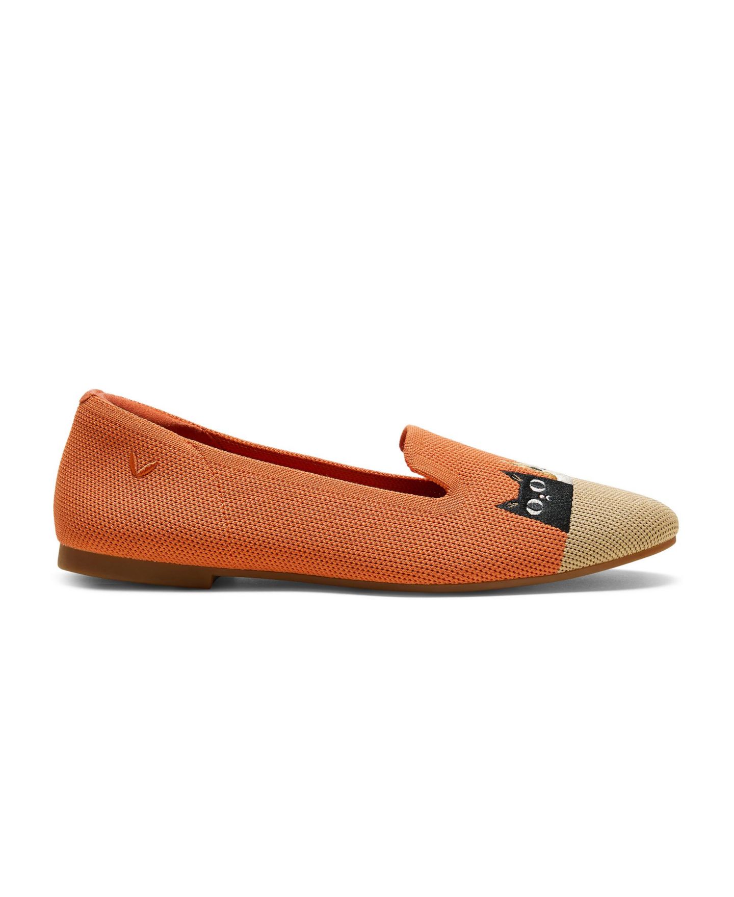Женские туфли VIVAIA Audrey Round-Toe Slip-on Embroidered, цвет: Абрикосовый / Телесный — фото 2