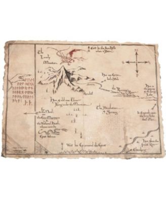 Prop Replica - The Hobbit Trilogy - Thorin's Map Parchment Art Print