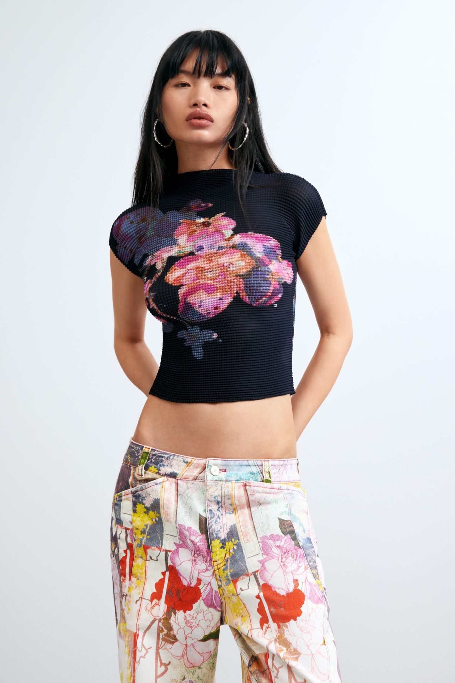 Women's Printed regular jeans