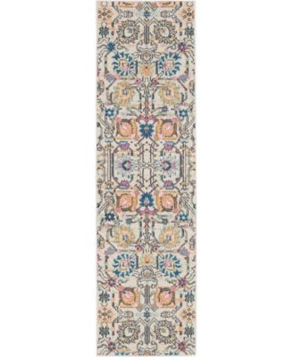 Passion PSN01 2'2" x 7'6" Runner Area Rug