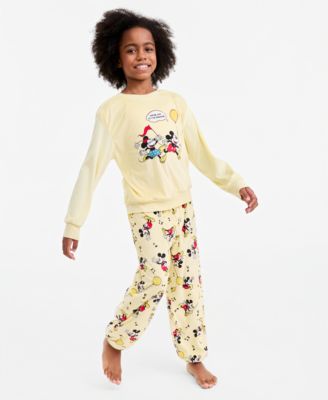 Boys' and Girls' 5-14 Long-Sleeve Top and Pajama Joggers, 2-Piece Set