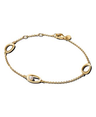 Oval Treated Freshwater Pearl Bracelet