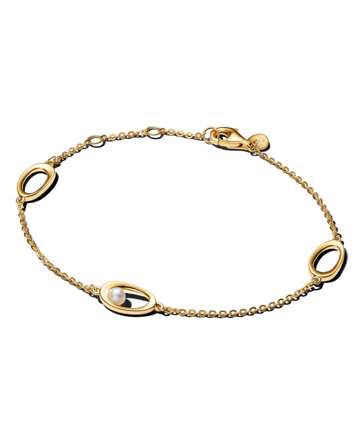 Oval Treated Freshwater Pearl Bracelet