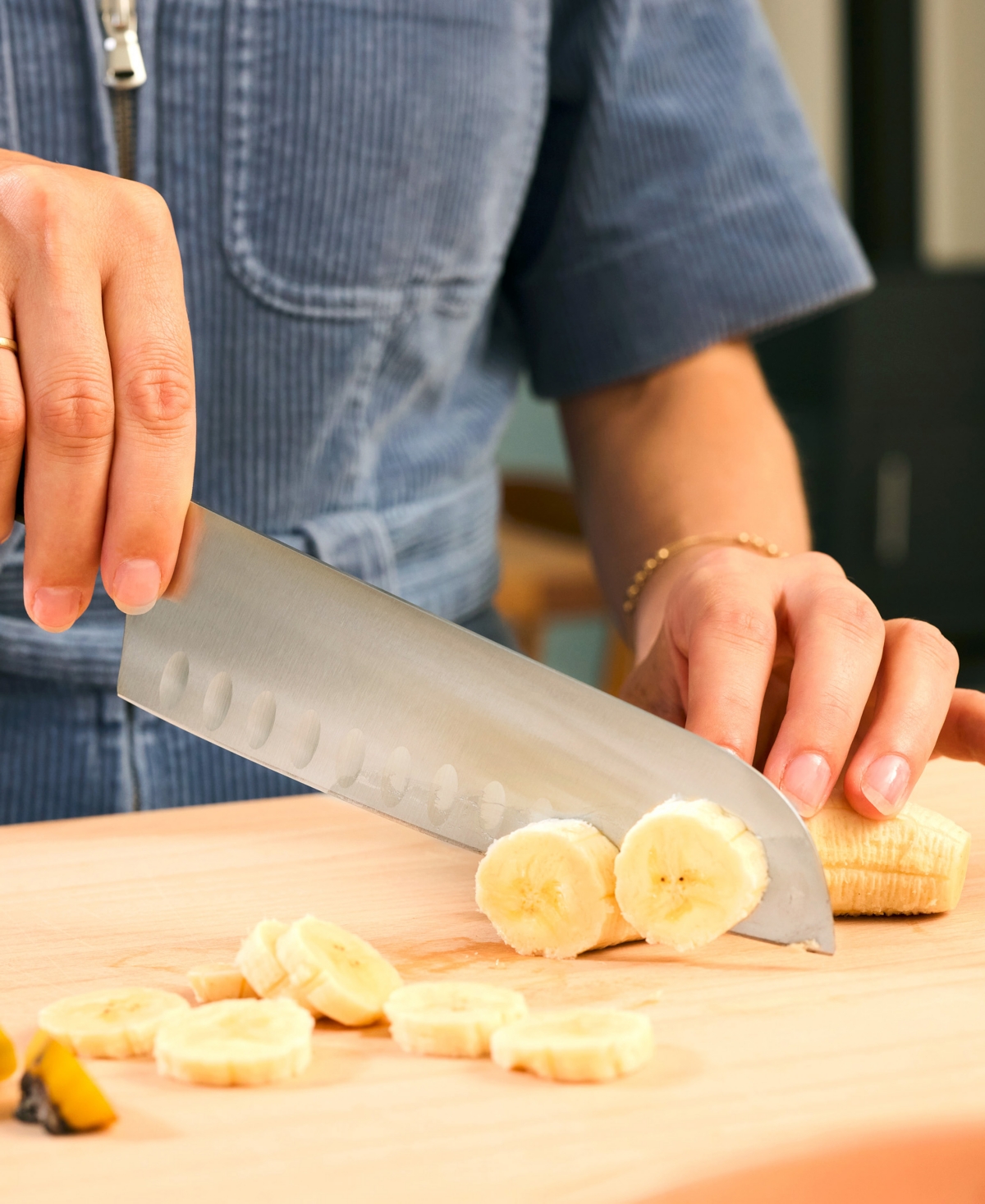 Wusthof Partner 7" Hollow-Edge Santoku Knife