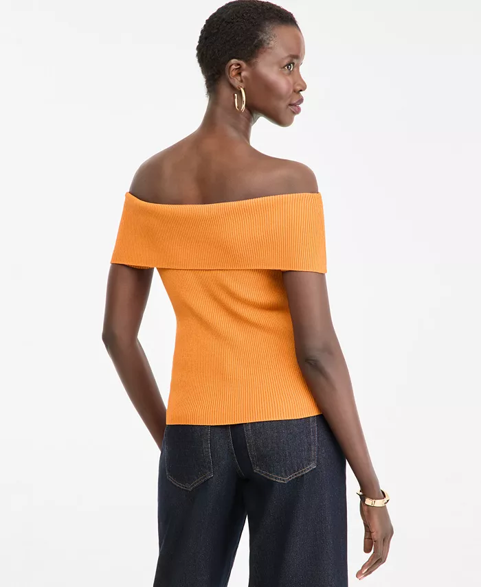 Women's Off-The-Shoulder Sweater - thumbnail 5