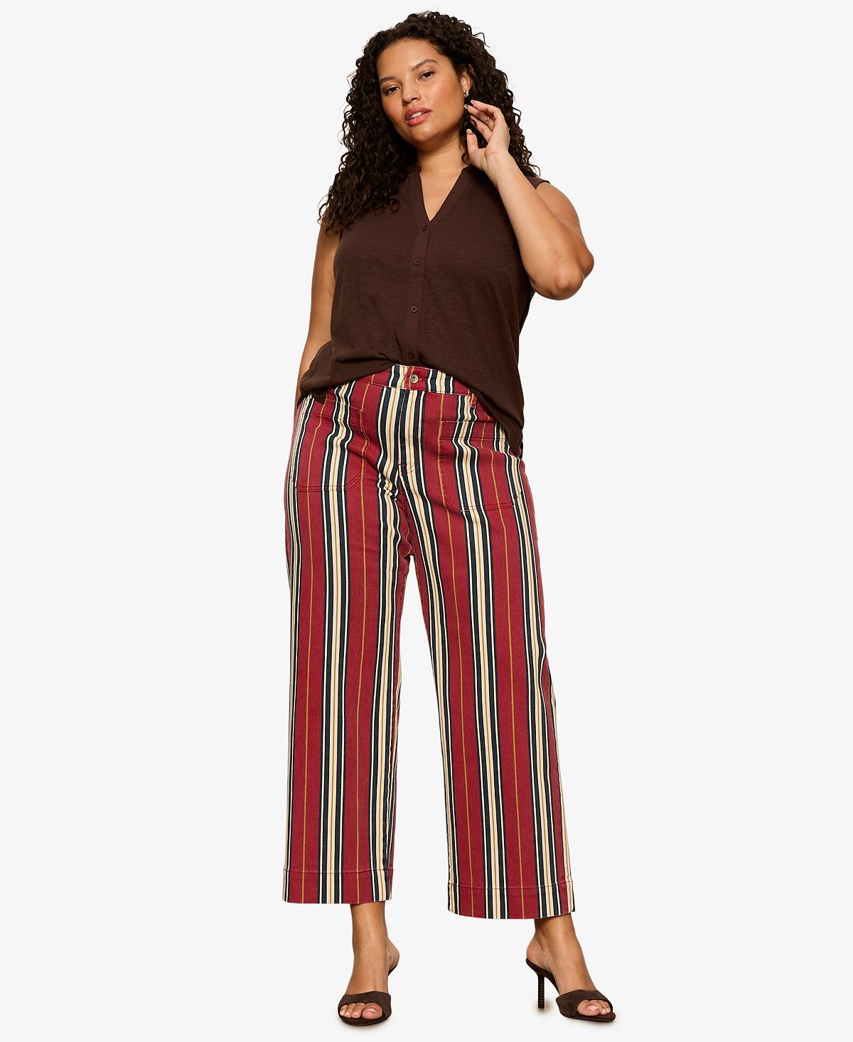 Sanctuary Petite Mariner Wide-Leg Jeans view 7 — MAYCSS fashion products