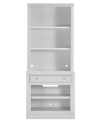 Amren 31" Wood Open Base With Drawer And Open Hutch