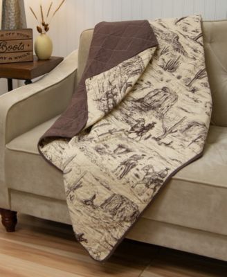 Cowboy Cotton Reversible Throw, 50" x 60"